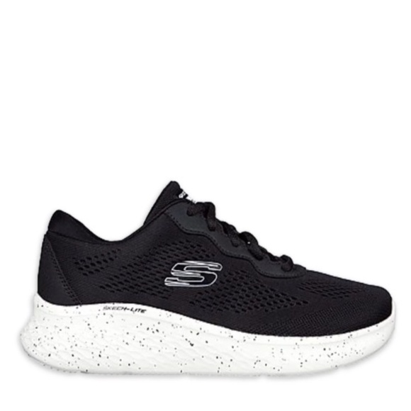 Skechers Women's Skech-Lite Pro Lace-up Comfort Athletic Sneaker Size 7.5W BLACK - Picture 1 of 4